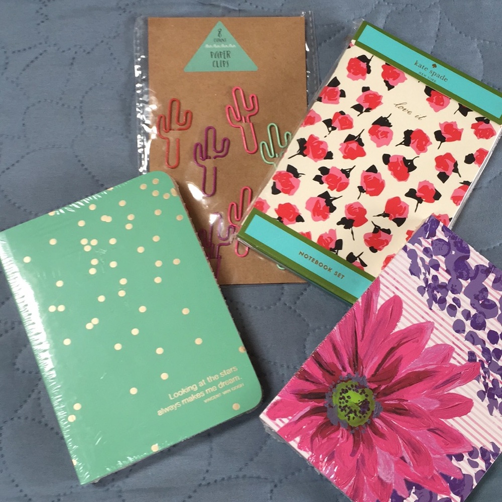 Assorted notebooks